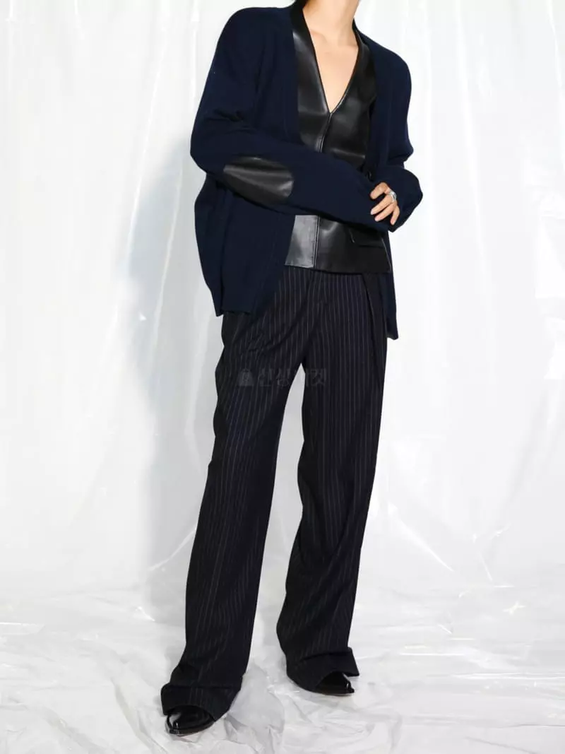Paper Moon - Korean Women Fashion - #momslook - Side Zipper Detail Leather Top - 6