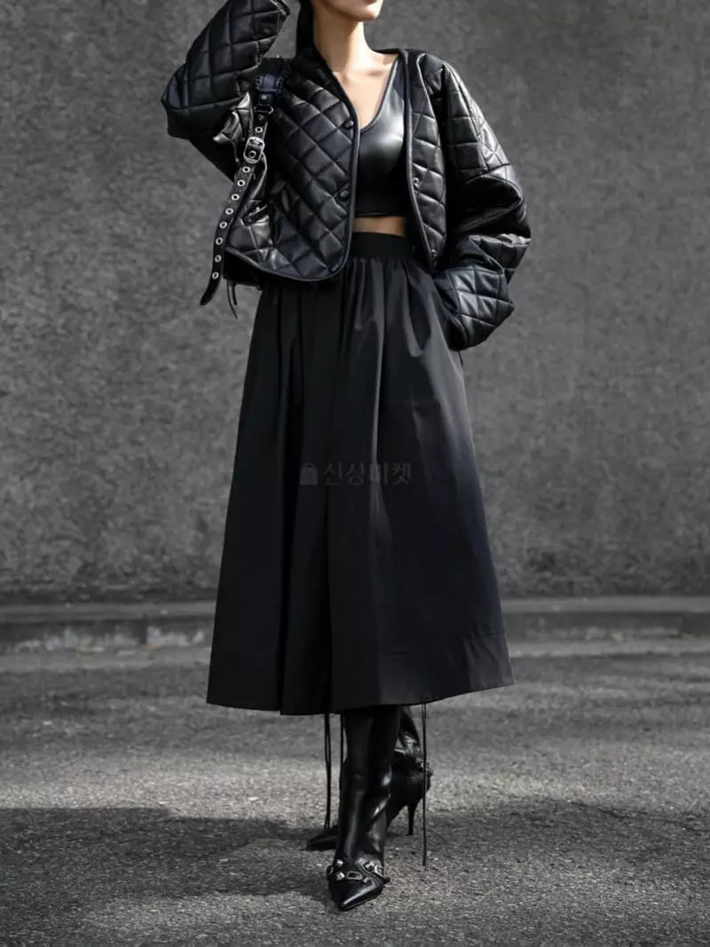 Paper Moon - Korean Women Fashion - #momslook - Leather Crop Tank Top - 5