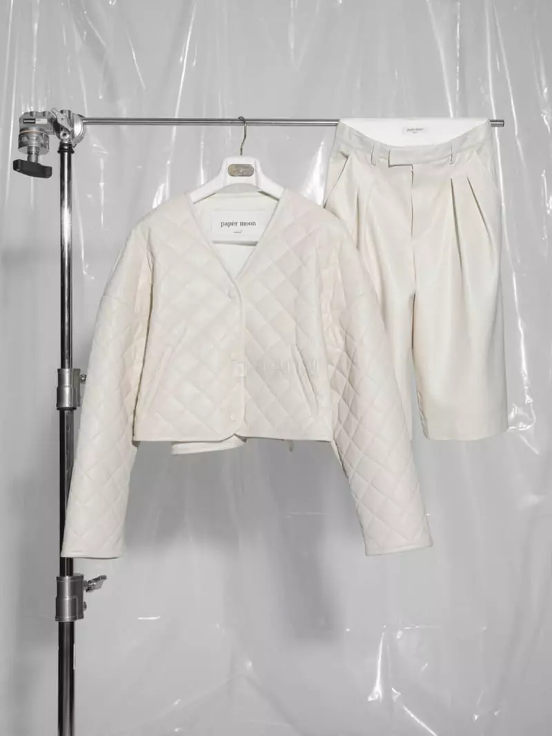 Paper Moon - Korean Women Fashion - #momslook - Leather Button Detail Jacket - 6