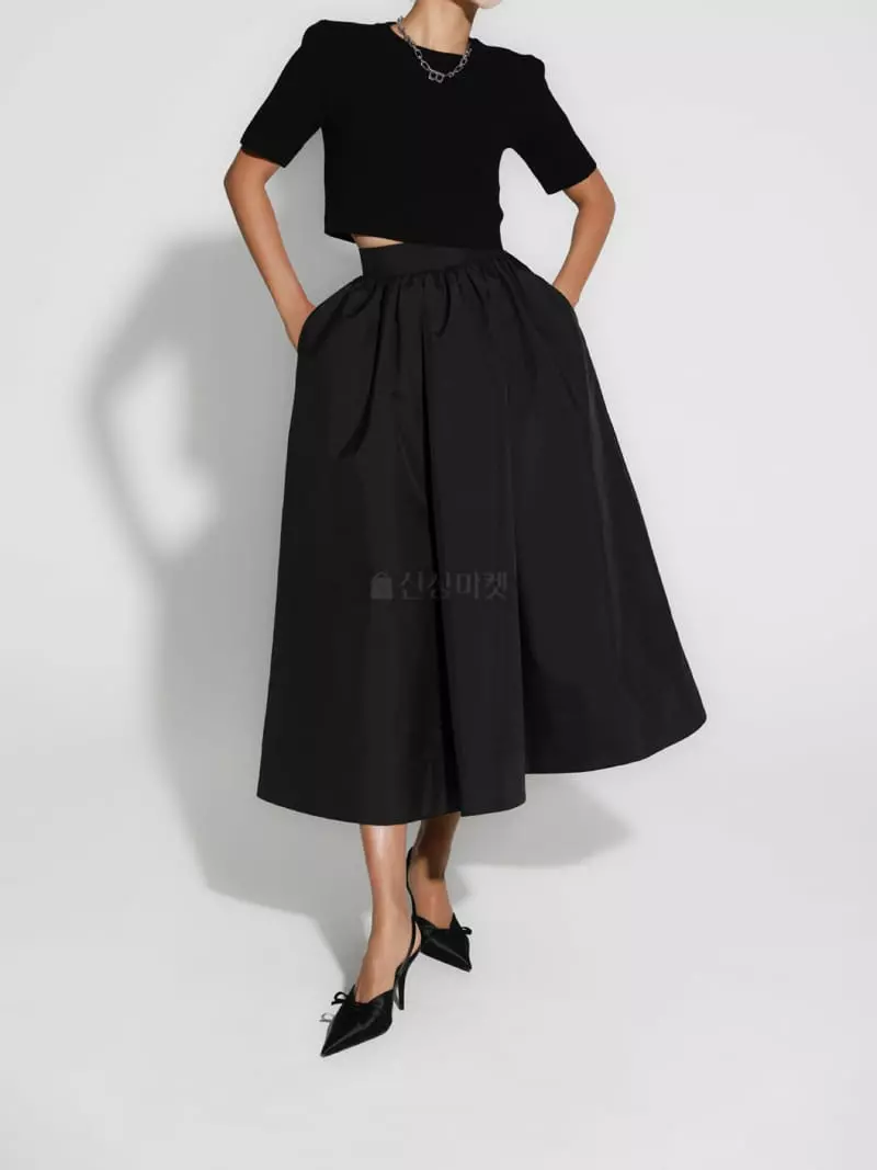Paper Moon - Korean Women Fashion - #momslook - Romantic Plare Skirt - 2