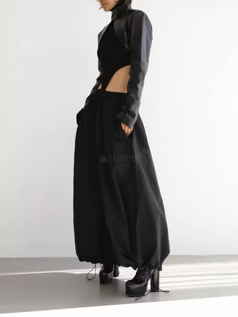 Paper Moon - Korean Women Fashion - #momslook - Leather Bolero Jacket