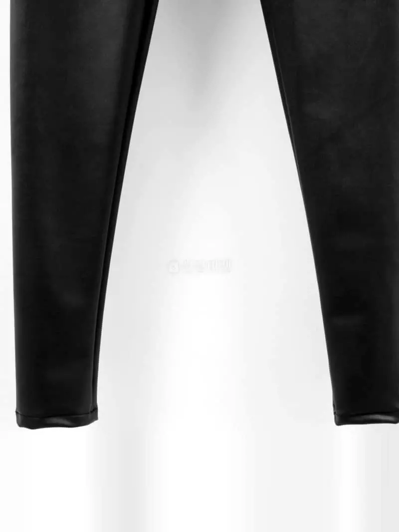 Paper Moon - Korean Women Fashion - #momslook - Leather Leggings - 12