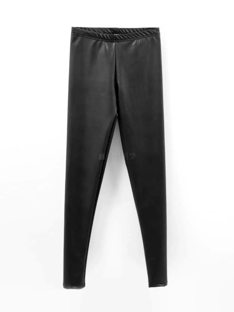Paper Moon - Korean Women Fashion - #vintagekidsstyle - Leather Leggings - 4