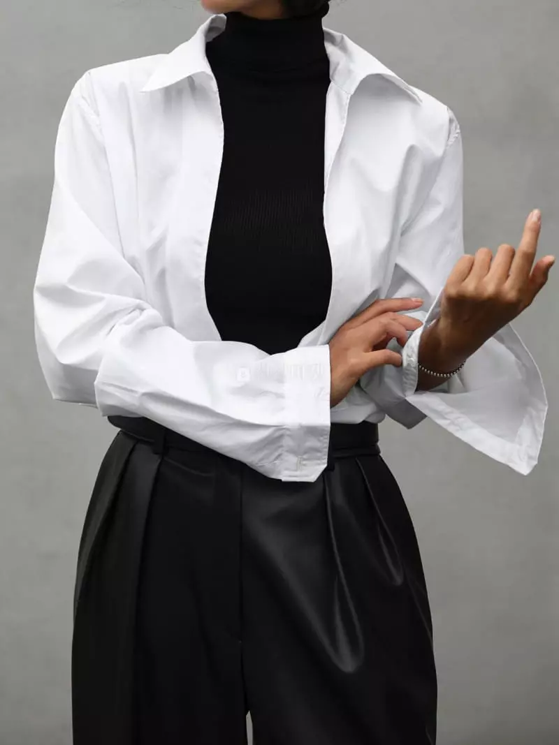 Paper Moon - Korean Women Fashion - #romanticstyle - V Neck Shirt - 7