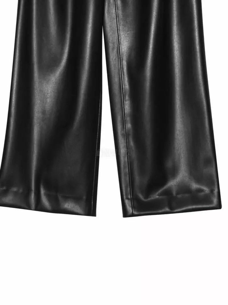 Paper Moon - Korean Women Fashion - #shopsmall - Leather Waist Pants - 10