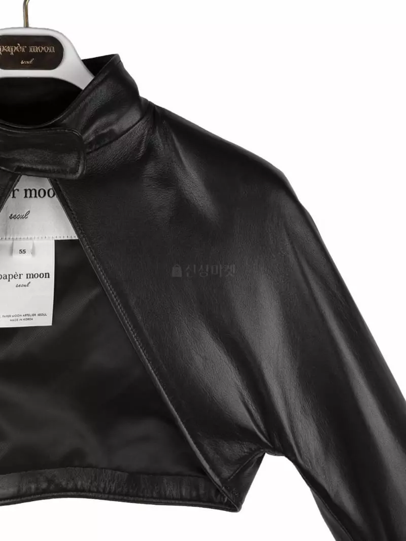 Paper Moon - Korean Women Fashion - #shopsmall - Leather Bolero Jacket - 9