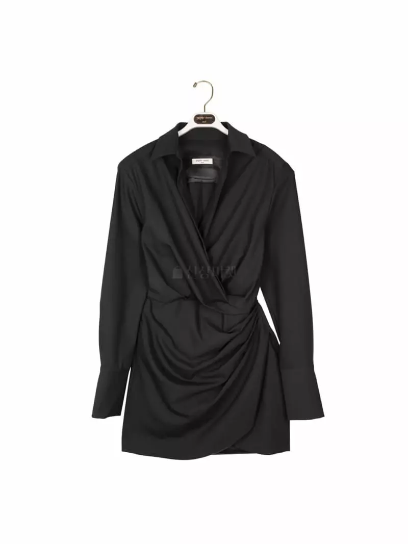 Paper Moon - Korean Women Fashion - #shopsmall - Drape Detail Mini One-piece - 6