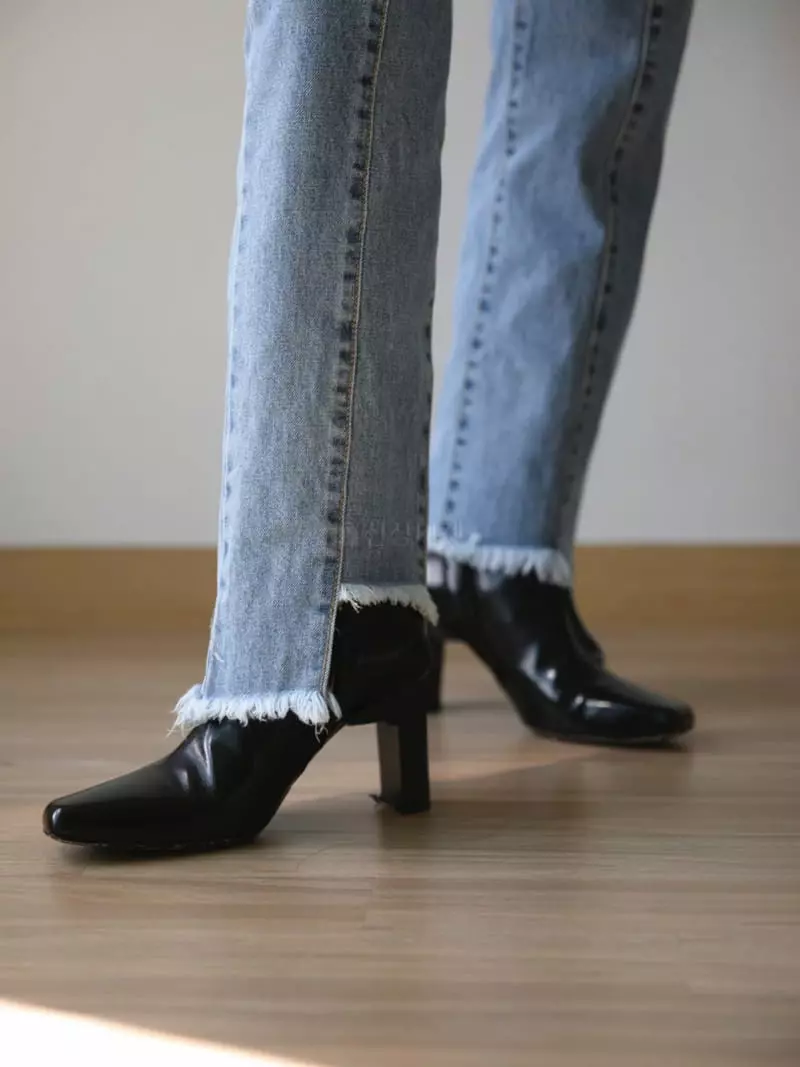 Paper Moon - Korean Women Fashion - #shopsmall - Classic Denim Jeans - 2
