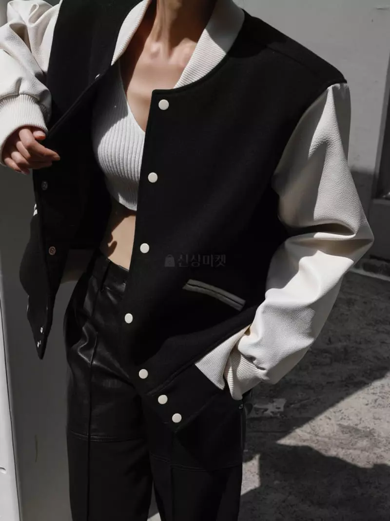 Paper Moon - Korean Women Fashion - #shopsmall - Classic Leather Jacket