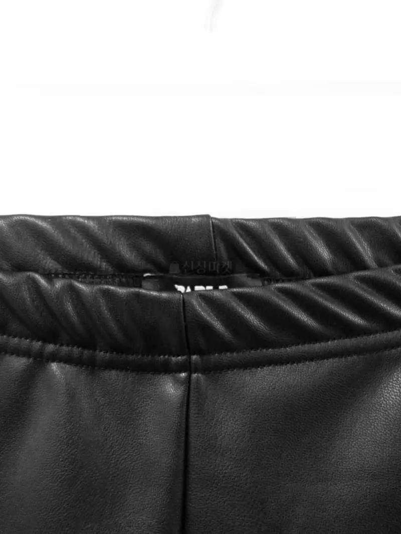 Paper Moon - Korean Women Fashion - #shopsmall - Leather Leggings - 7