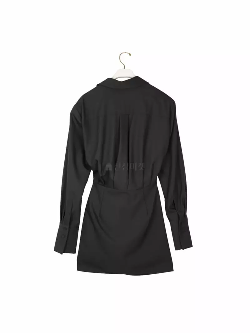 Paper Moon - Korean Women Fashion - #thatsdarling - Drape Detail Mini One-piece - 7