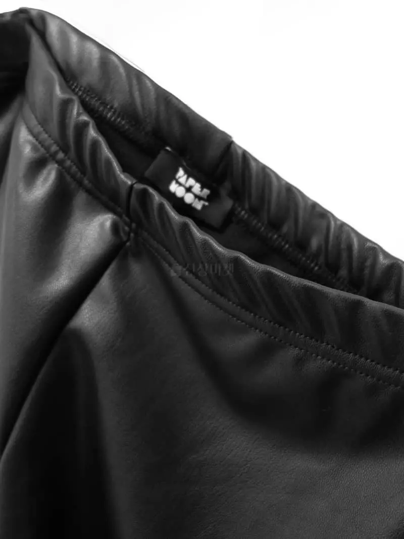 Paper Moon - Korean Women Fashion - #thatsdarling - Leather Leggings - 8