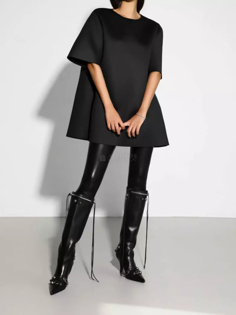 Paper Moon - Korean Women Fashion - #vintageinspired - Leather Leggings - 2