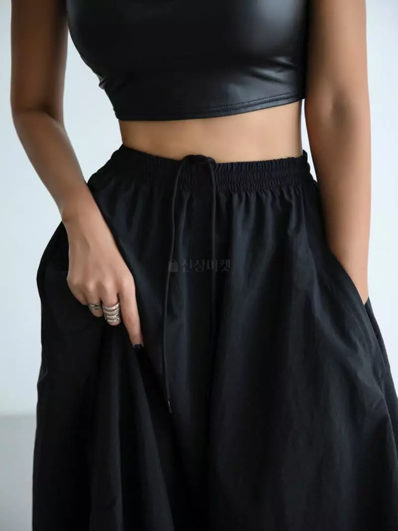 Paper Moon - Korean Women Fashion - #vintagekidsstyle - Draw String Skirt - 3