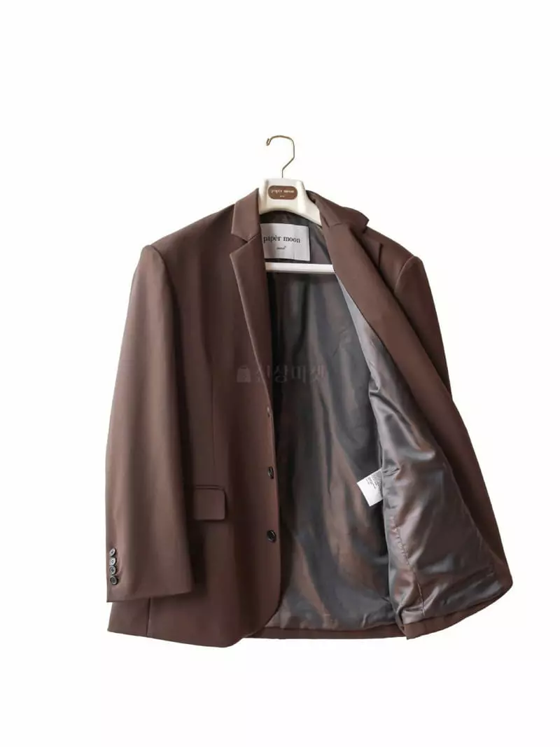 Paper Moon - Korean Women Fashion - #womensfashion - Oversize Three Button Jacket - 8