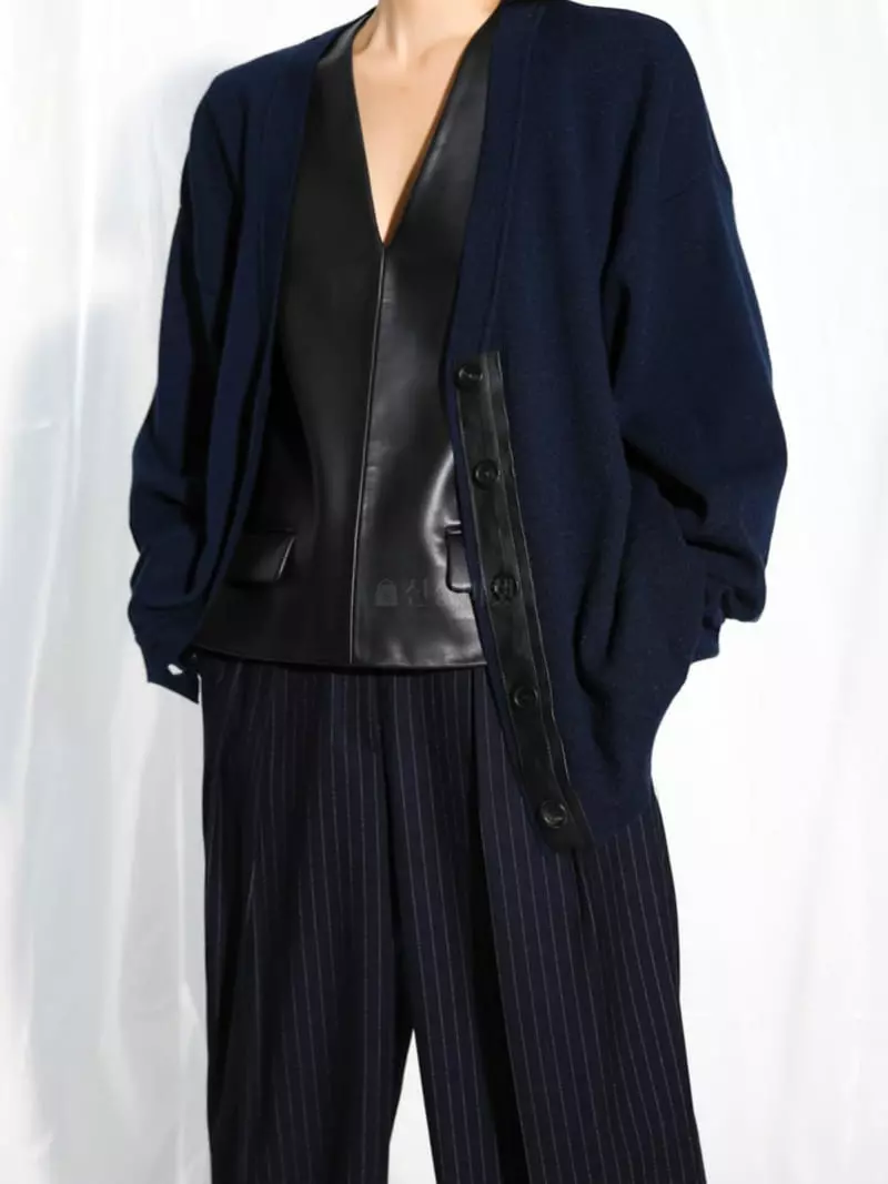 Paper Moon - Korean Women Fashion - #womensfashion - Side Zipper Detail Leather Top - 3
