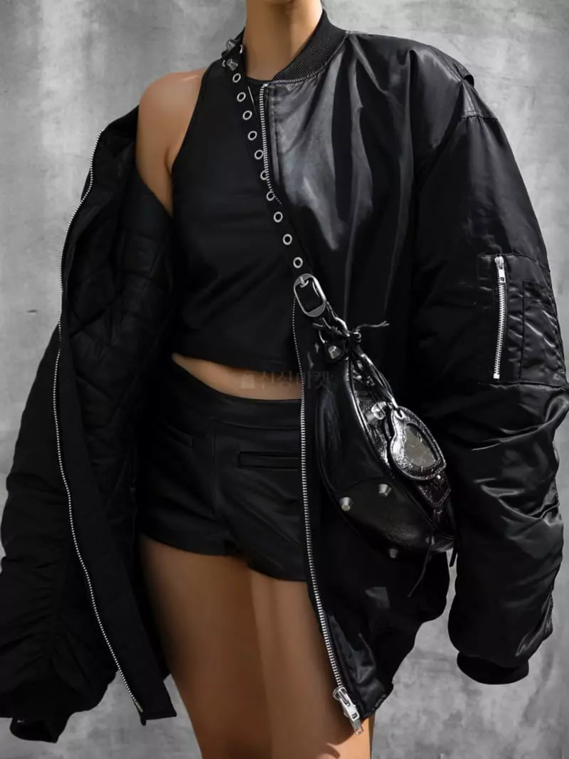 Paper Moon - Korean Women Fashion - #womensfashion - Leather Crop Tank Top - 2