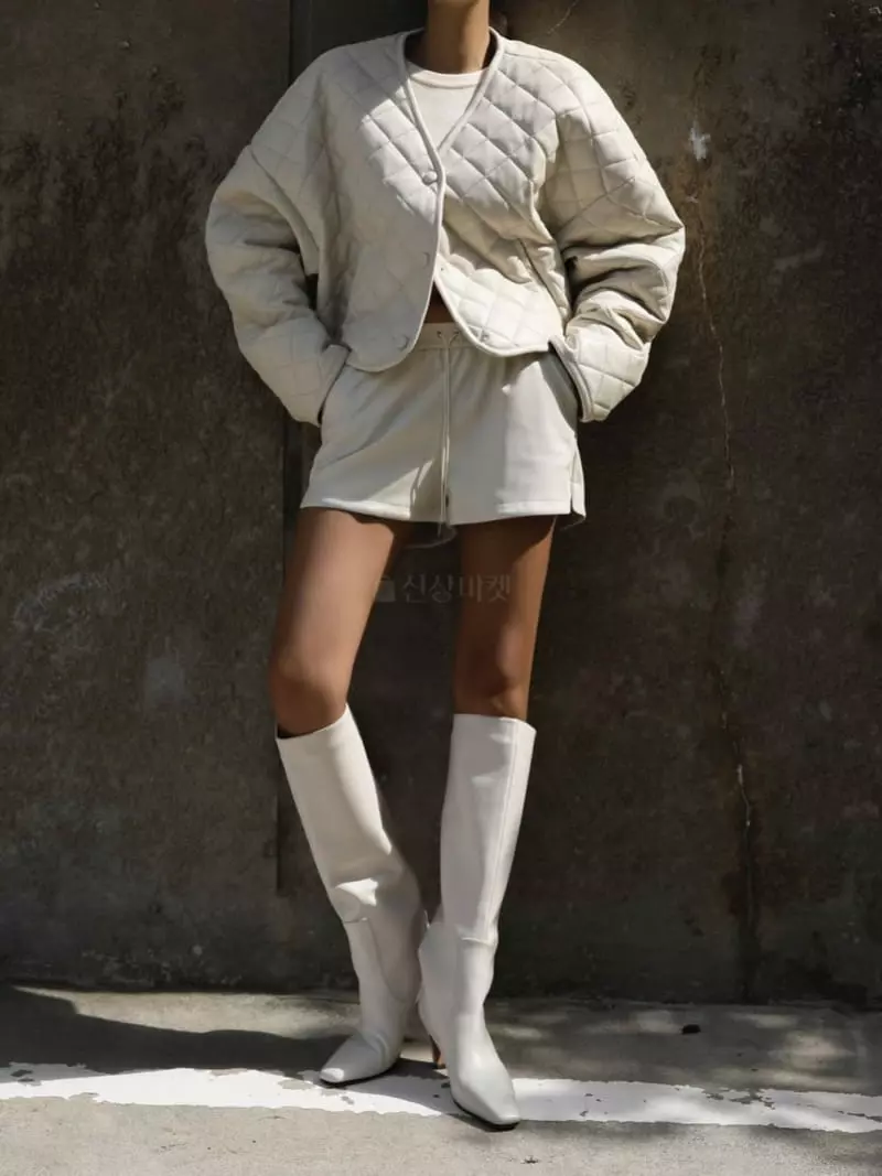 Paper Moon - Korean Women Fashion - #womensfashion - Leather Button Detail Jacket