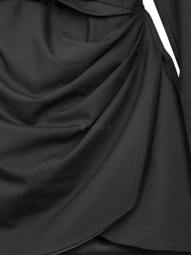 Paper Moon - Korean Women Fashion - #womensfashion - Drape Detail Mini One-piece - 10