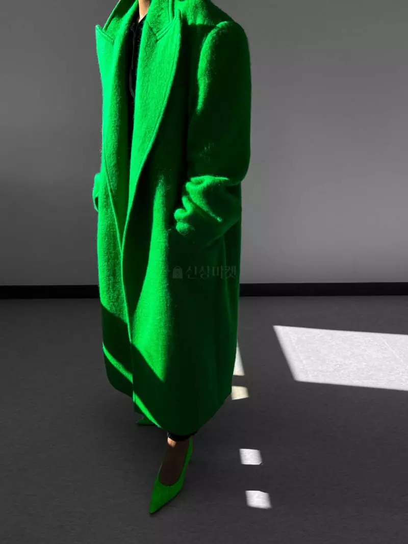 Paper Moon - Korean Women Fashion - #womensfashion - Picked Over Size Coat
