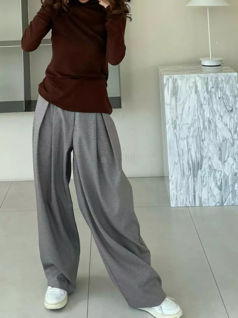 Paris Match - Korean Women Fashion - #momslook - Hound Pants - 3