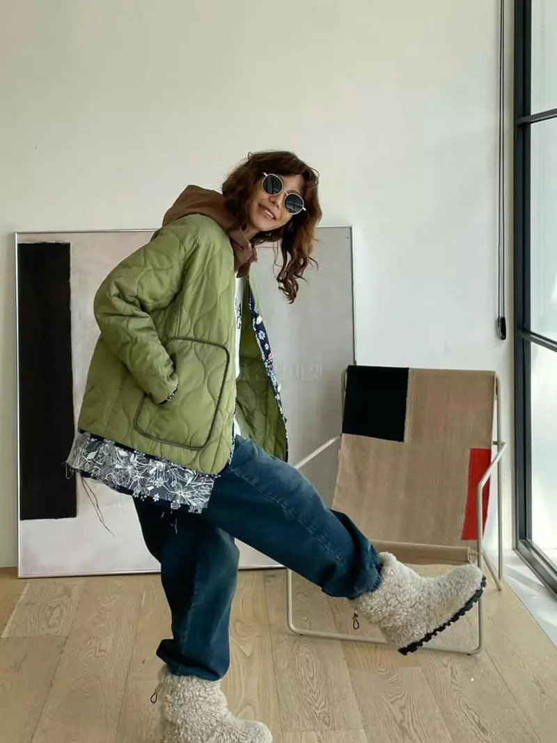 Paris Match - Korean Women Fashion - #momslook - Topaz Paisely Jumper - 6