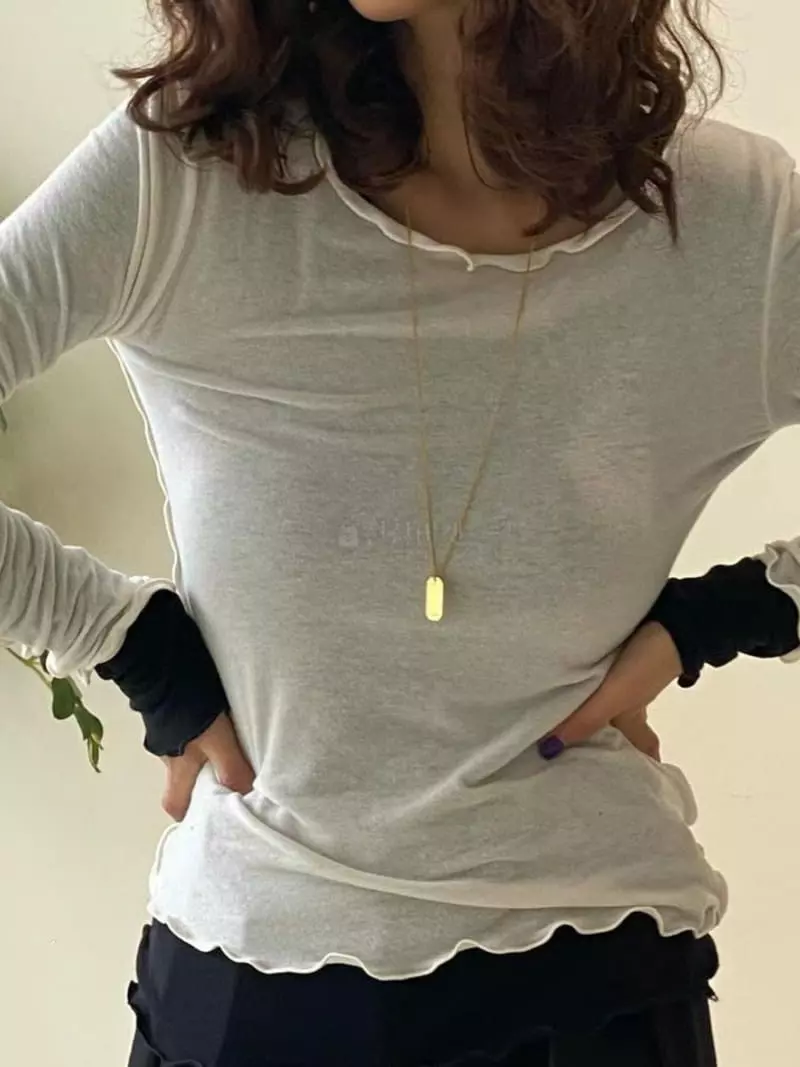 Paris Match - Korean Women Fashion - #momslook - Still Span Tee