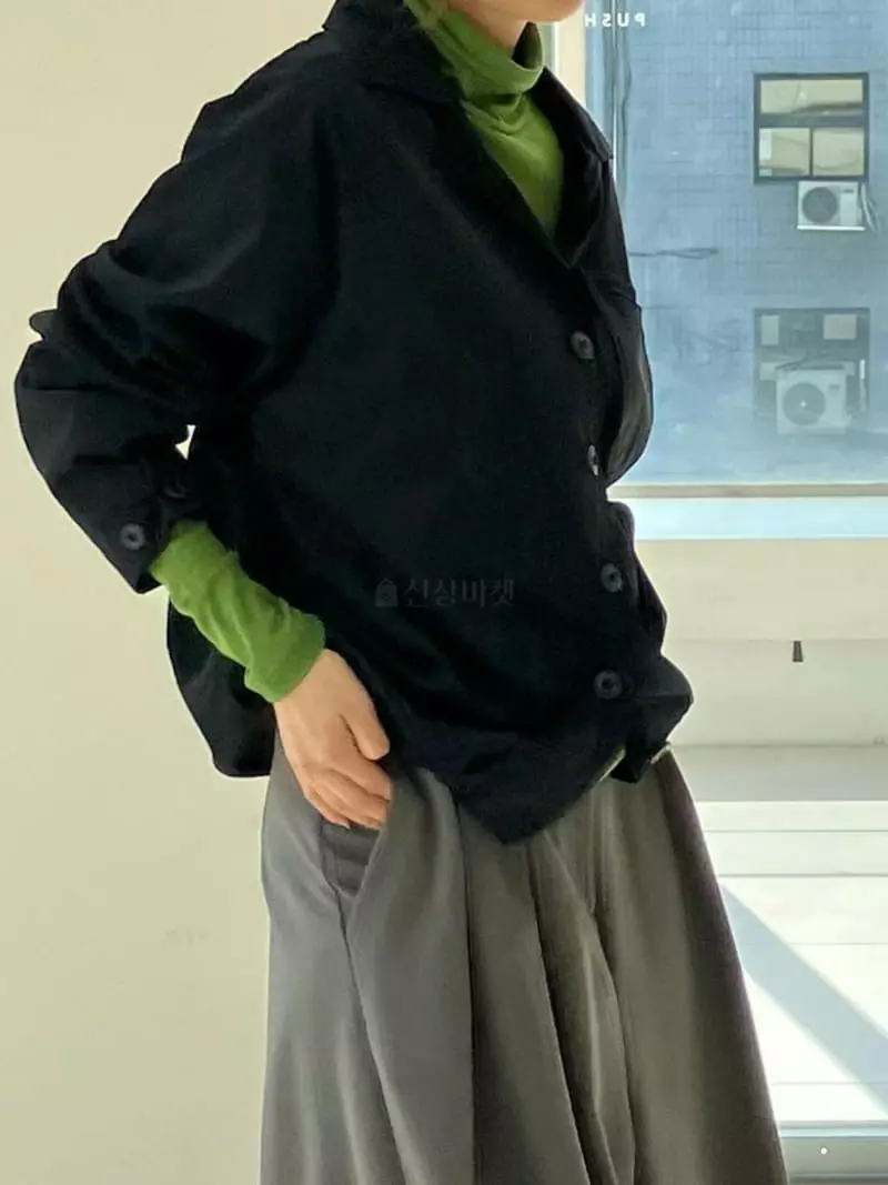 Paris Match - Korean Women Fashion - #momslook - Mild Suede Shirt - 6