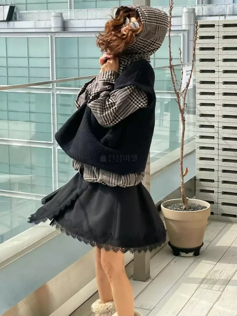 Paris Match - Korean Women Fashion - #momslook - Cemical Skirt - 9