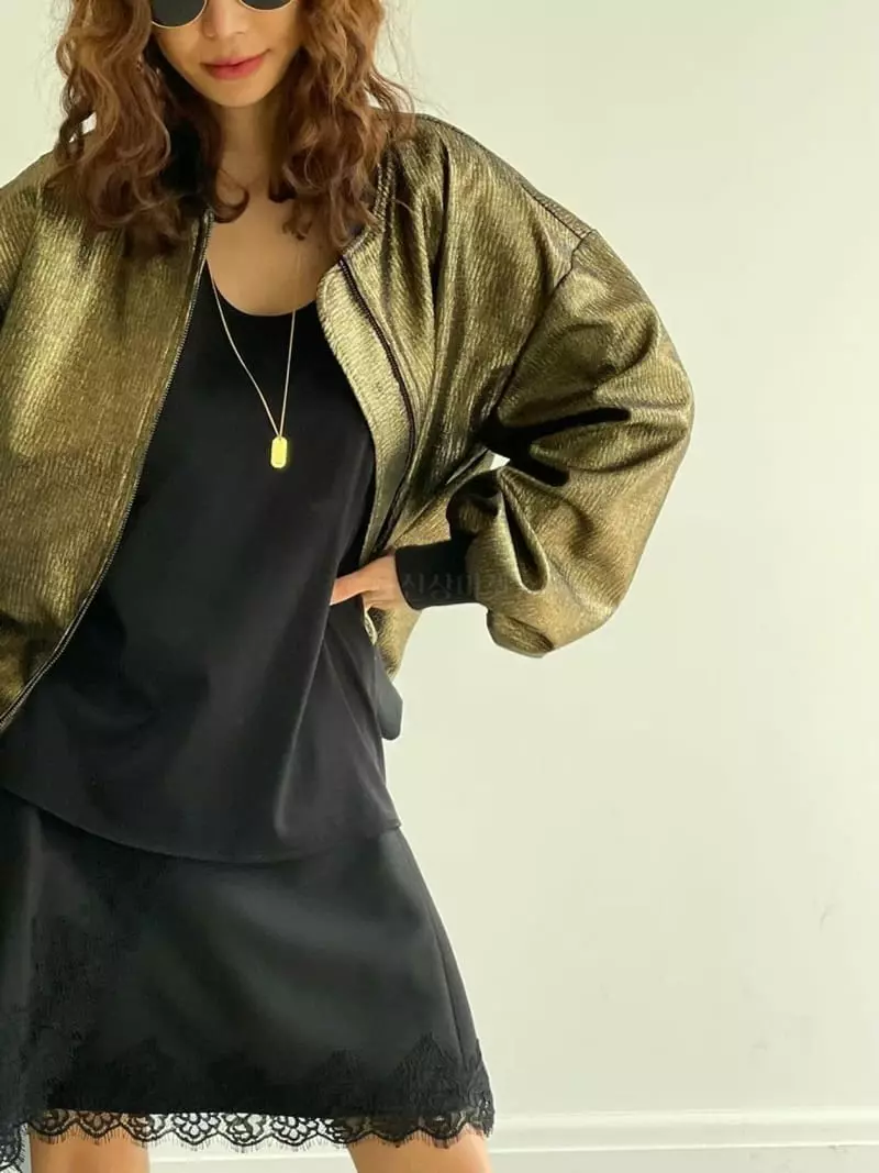 Paris Match - Korean Women Fashion - #momslook - Gliter Jumper - 3