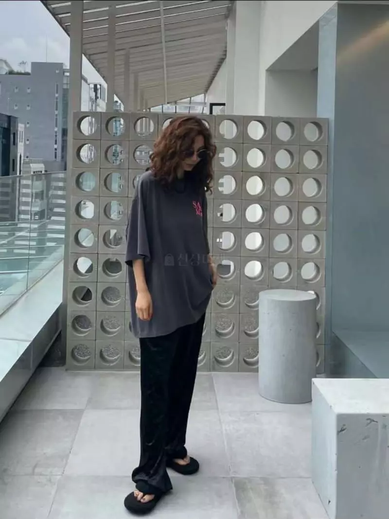 Paris Match - Korean Women Fashion - #momslook - Savge Tee - 9