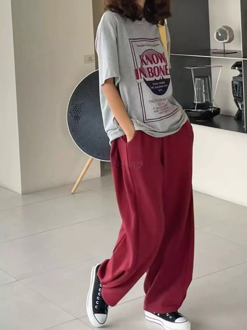 Paris Match - Korean Women Fashion - #pursuepretty - Snap Banding Pants - 6