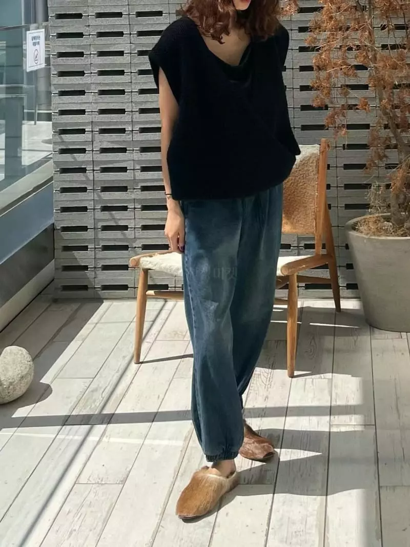 Paris Match - Korean Women Fashion - #restrostyle - Wrap Vest - 11