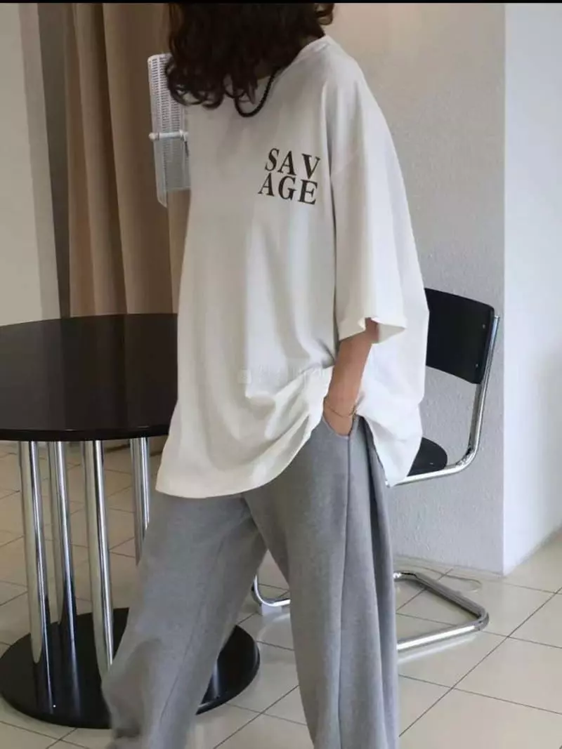 Paris Match - Korean Women Fashion - #thatsdarling - Savge Tee - 7