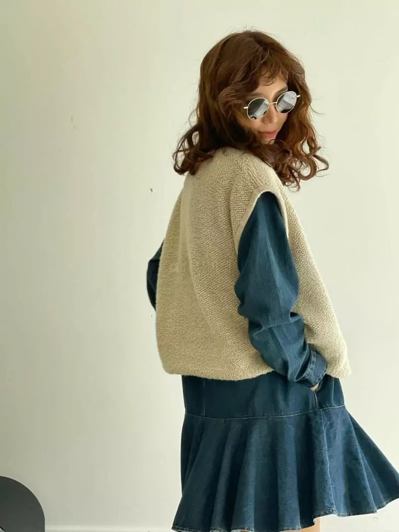 Paris Match - Korean Women Fashion - #thelittlethings - Blare Denim One-piece - 9