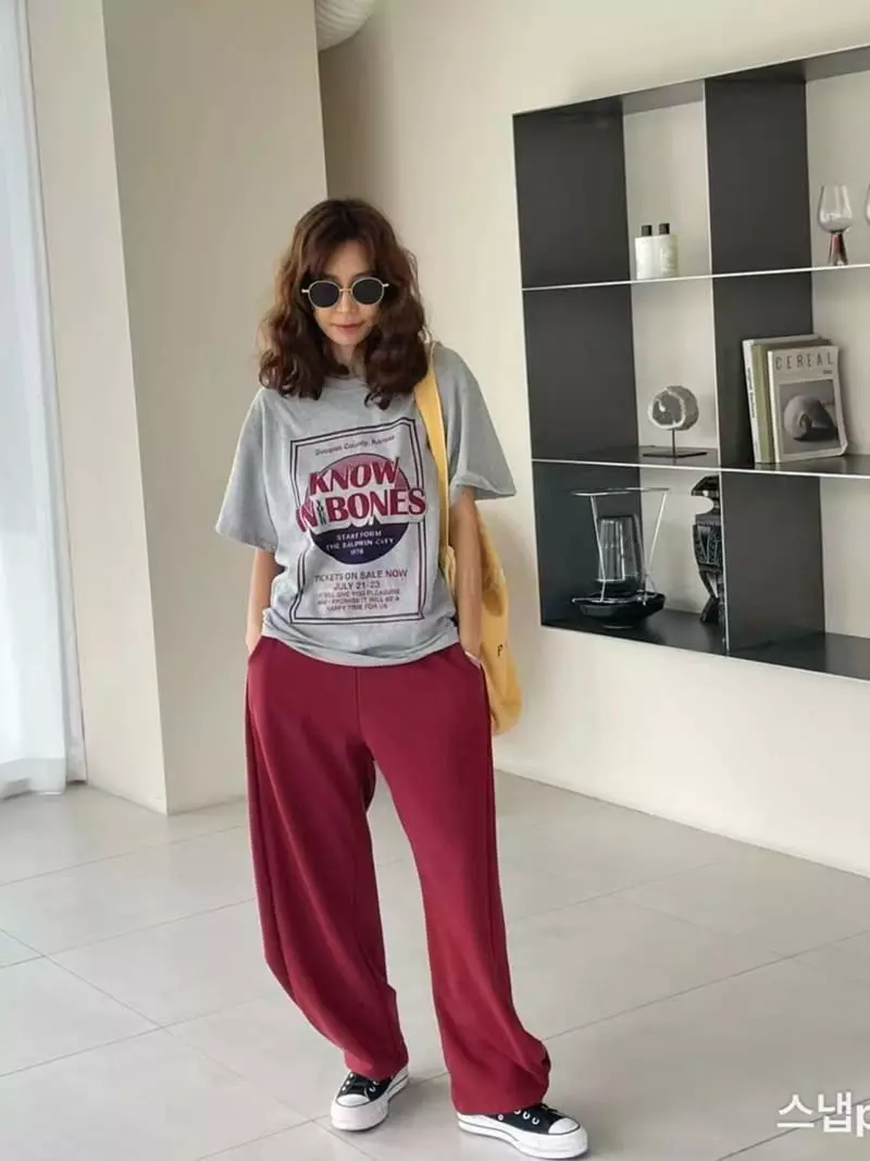Paris Match - Korean Women Fashion - #thelittlethings - Snap Pants - 7
