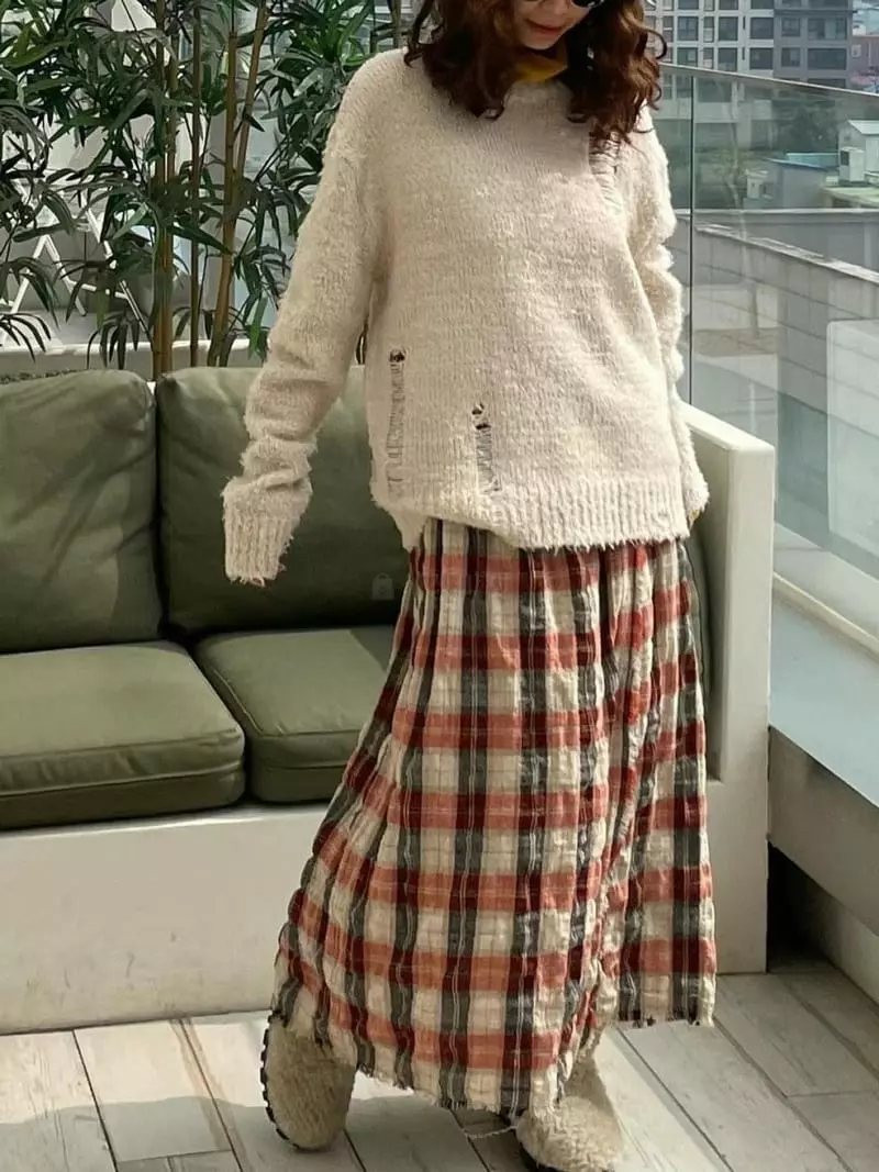 Paris Match - Korean Women Fashion - #thelittlethings - Scal Knit - 6