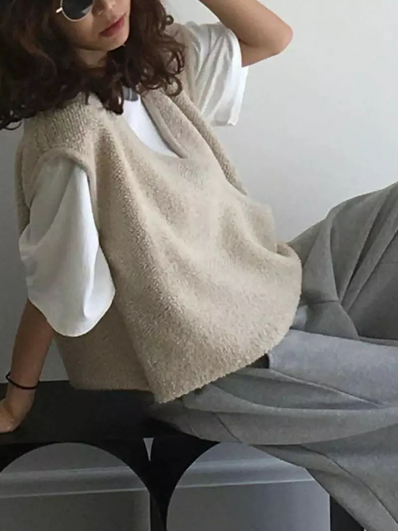 Paris Match - Korean Women Fashion - #womensfashion - Wrap Vest - 7