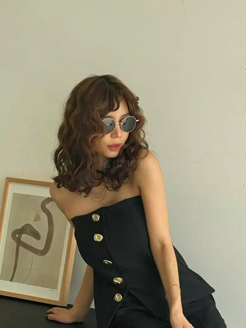 Paris Match - Korean Women Fashion - #womensfashion - Gold Top - 9