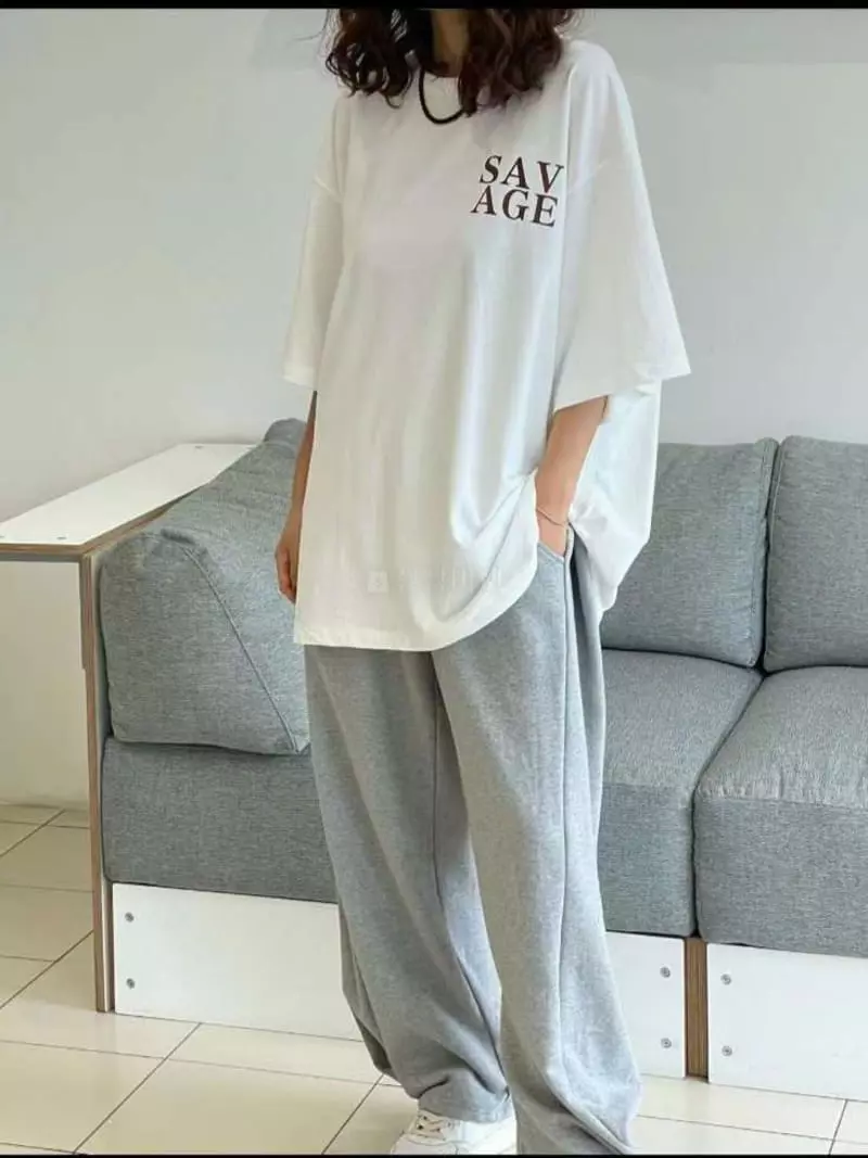 Paris Match - Korean Women Fashion - #womensfashion - Savge Tee - 10