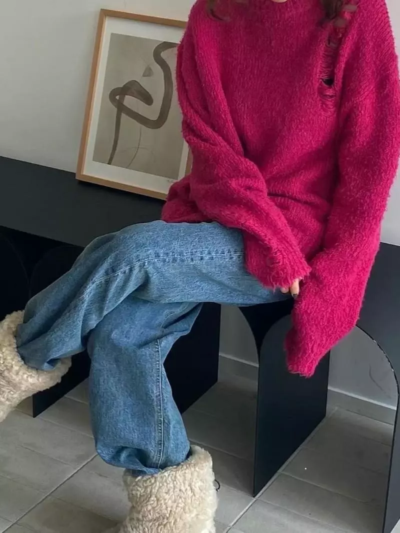 Paris Match - Korean Women Fashion - #womensfashion - Bad Jeans - 11