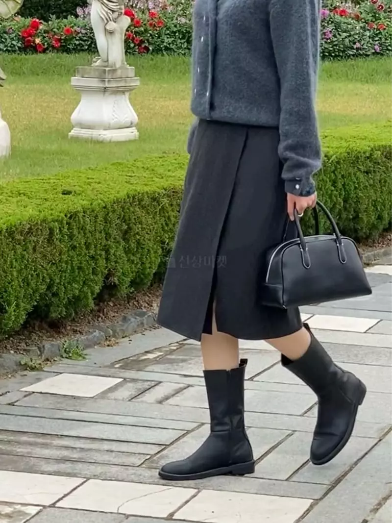 Parsley - Korean Women Fashion - #momslook - Glow Wrap Skirt