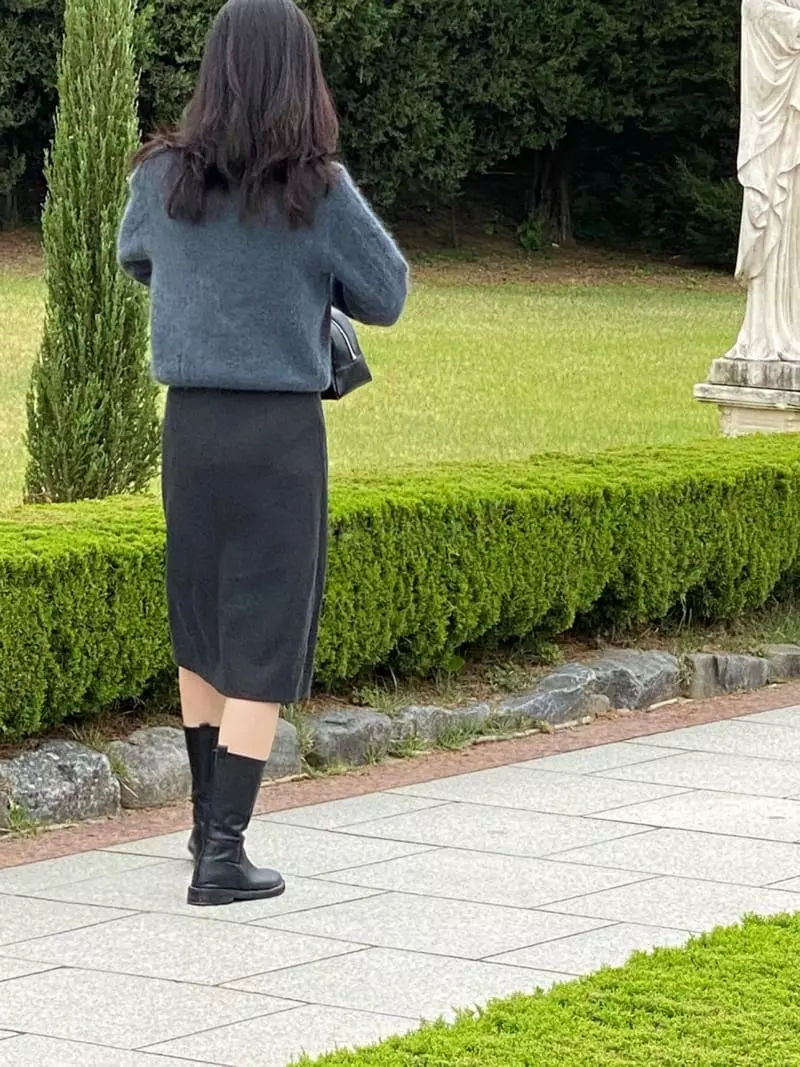 Parsley - Korean Women Fashion - #momslook - Glow Wrap Skirt - 3