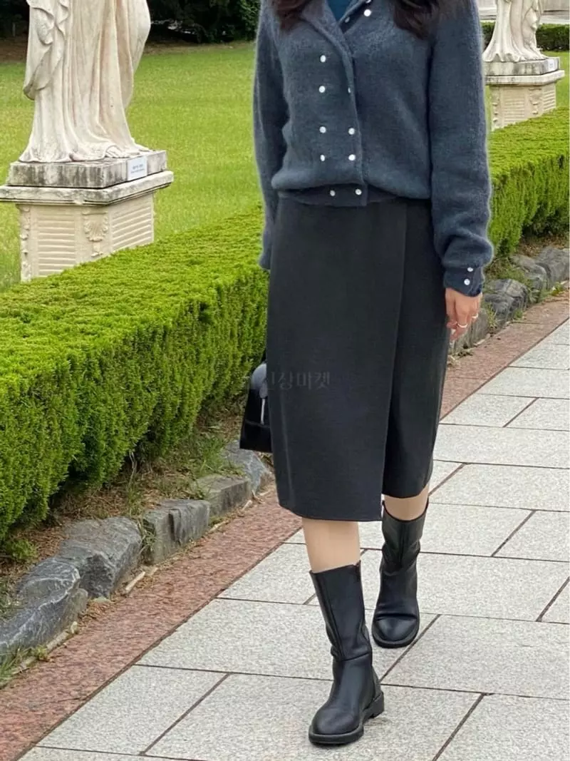 Parsley - Korean Women Fashion - #momslook - Glow Wrap Skirt - 5