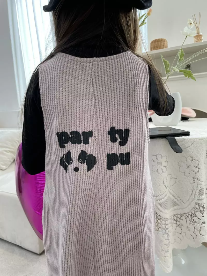 Party Pu - Korean Children Fashion - #Kfashion4kids - Party Pooh Dungarees - 7