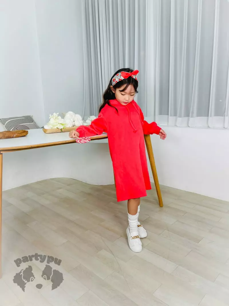Party Pu - Korean Children Fashion - #Kfashion4kids - Hoody One-piece - 2