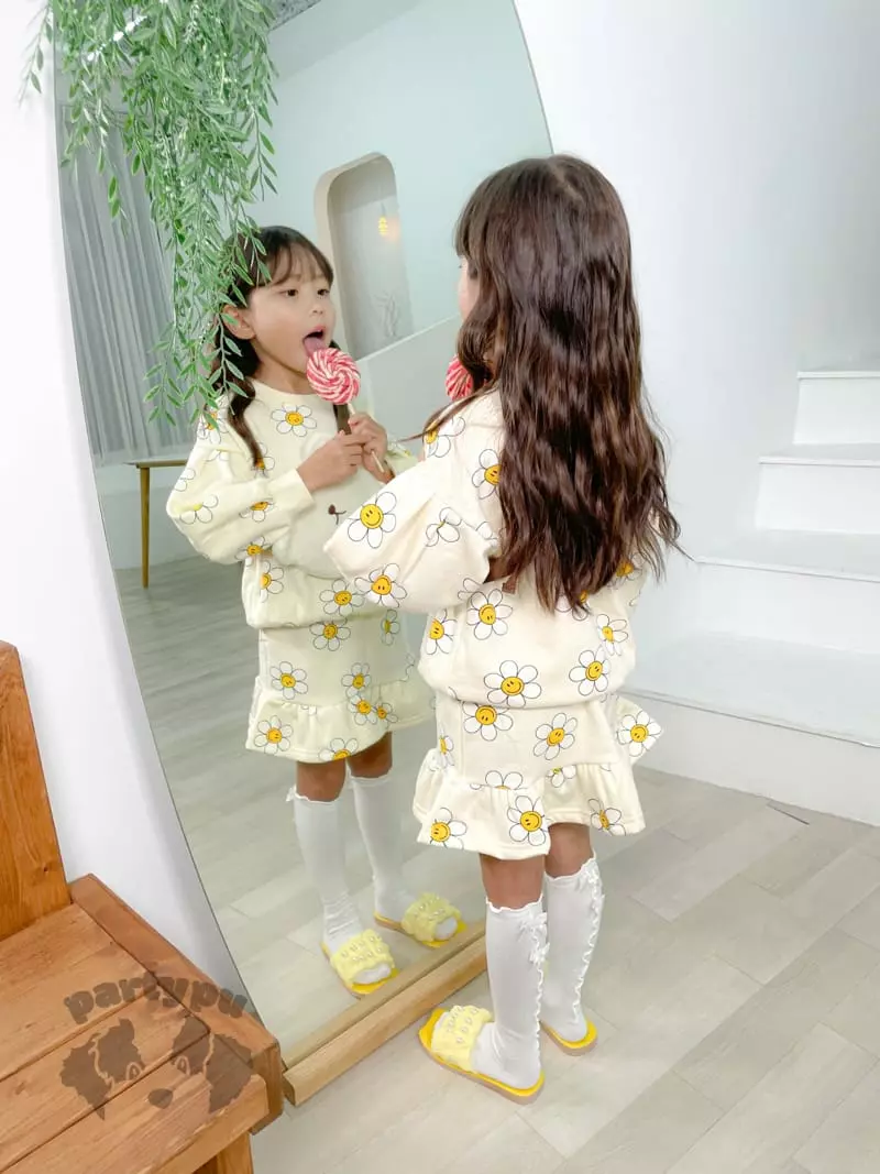 Party Pu - Korean Children Fashion - #childofig - Daisy Skirt Set - 2