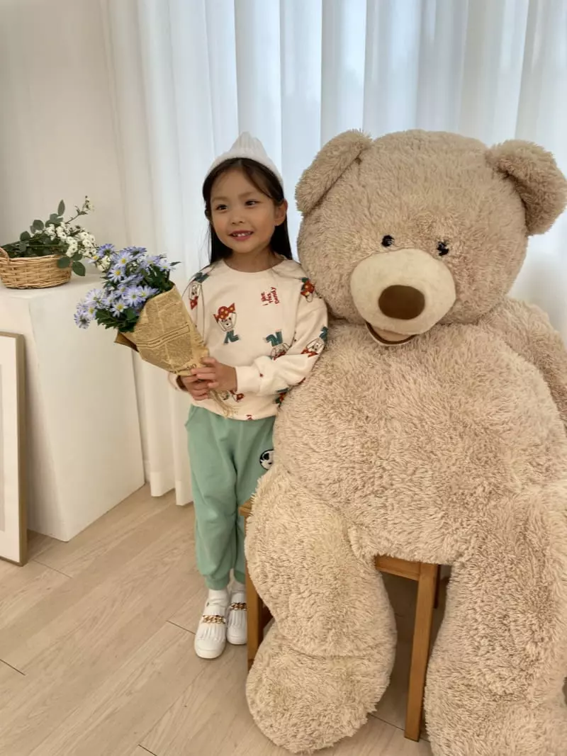 Party Pu - Korean Children Fashion - #childofig - Bear Candy Tee