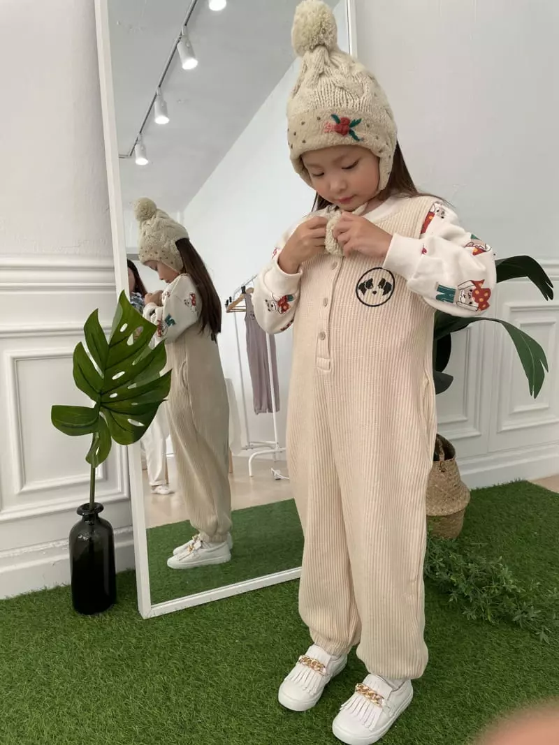 Party Pu - Korean Children Fashion - #discoveringself - Party Pooh Dungarees - 2