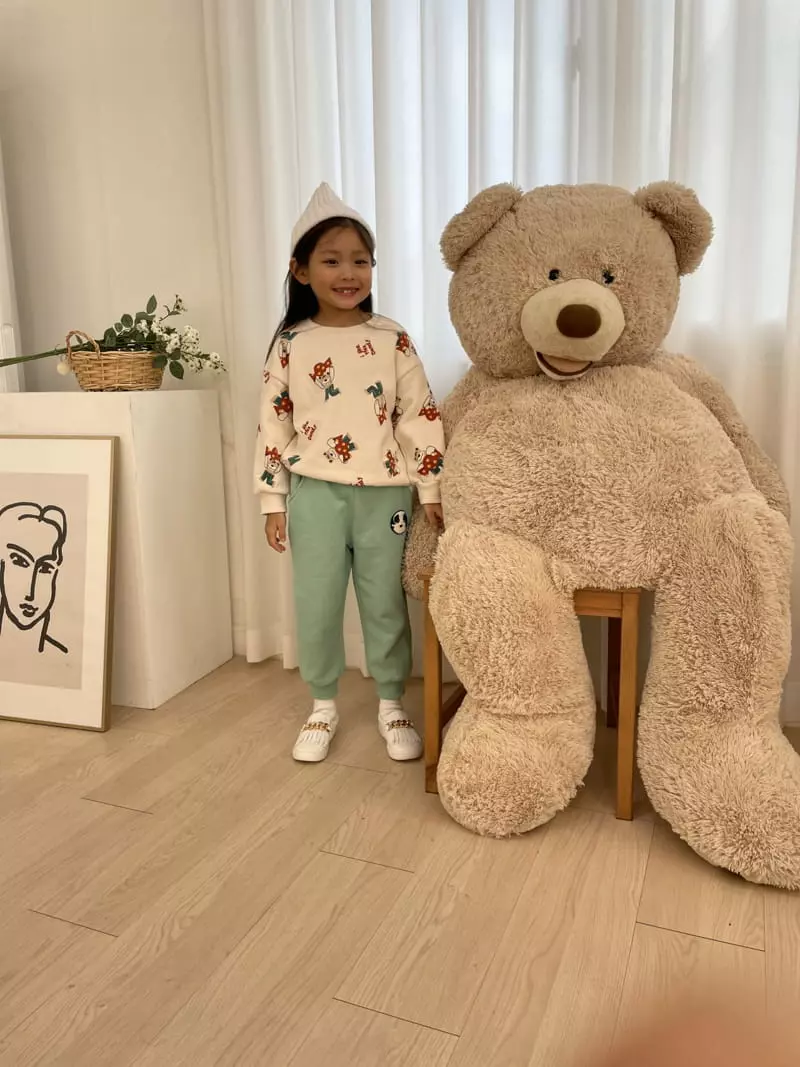 Party Pu - Korean Children Fashion - #designkidswear - Bear Candy Tee - 4